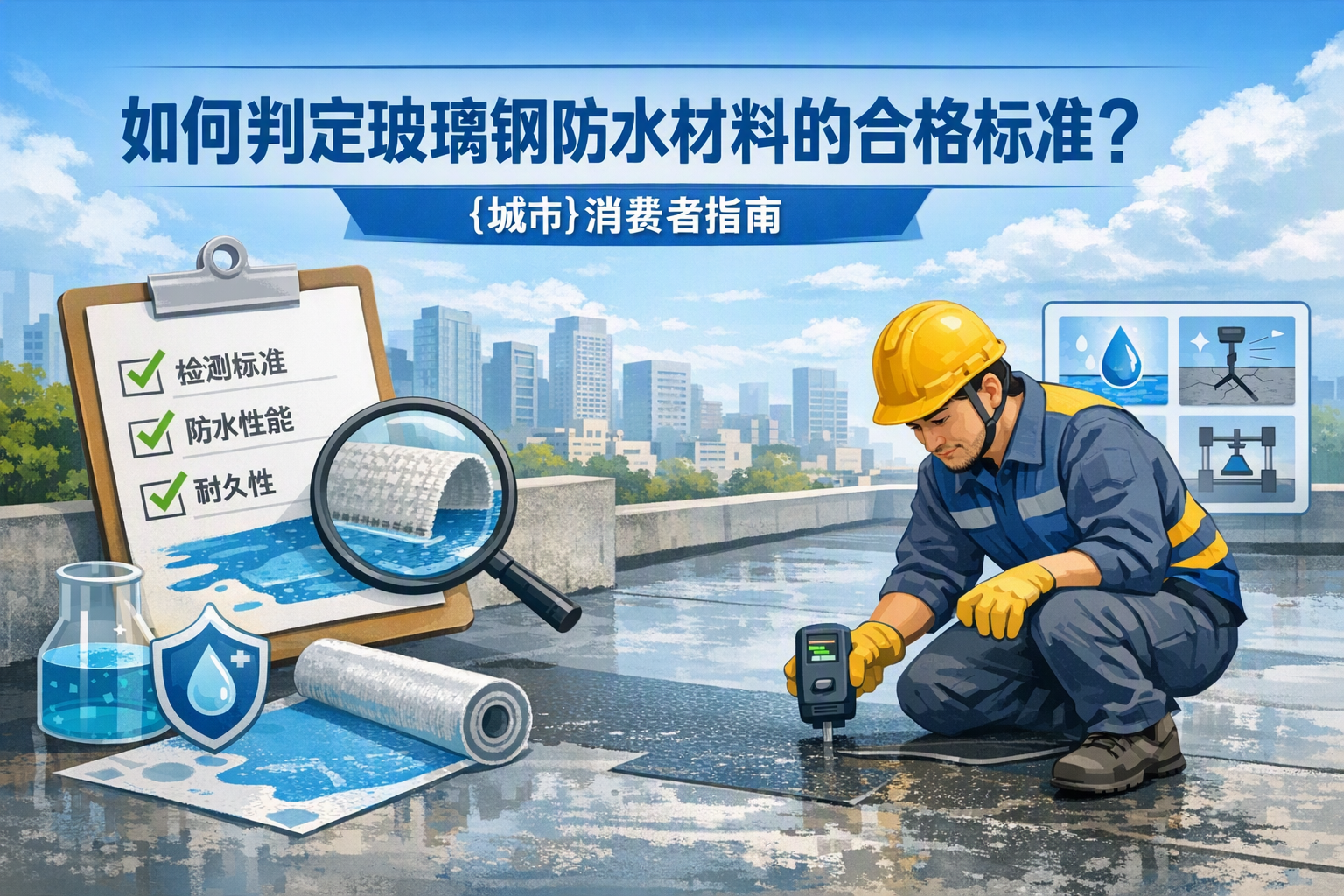 如何判定玻璃钢防水材料的合格标准？ 呼和浩特 消费者指南