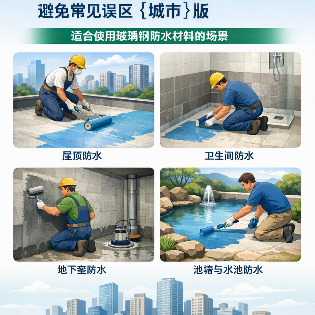玻璃钢防水材料施工注意事项，避免常见误区 呼和浩特 版