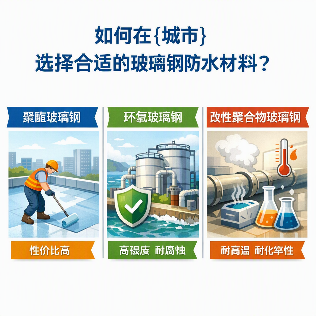 如何在呼和浩特选择合适的玻璃钢防水材料？