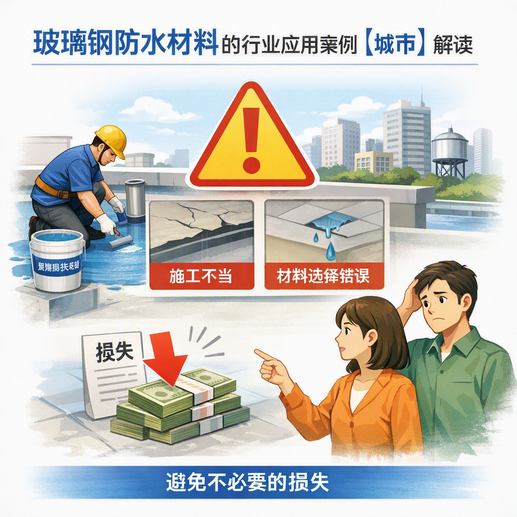 玻璃钢防水材料的行业应用案例，呼和浩特解读