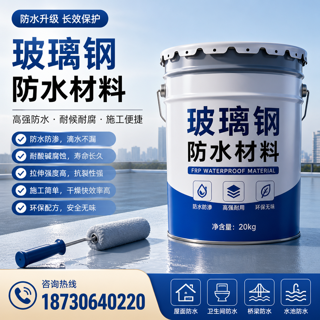 专家解析：玻璃钢防水材料的市场前景分析在 呼和浩特