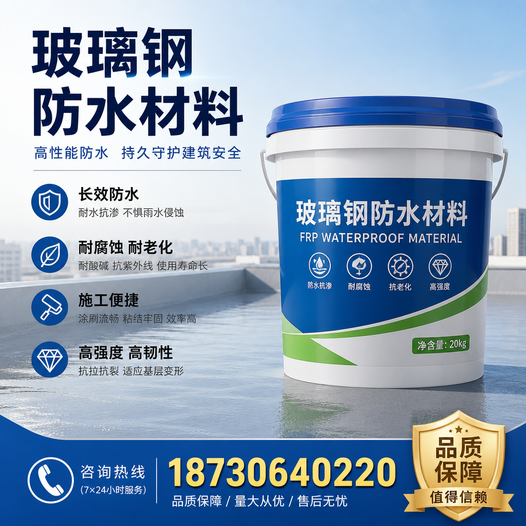 专家解析：玻璃钢防水材料的市场前景分析在 呼和浩特
